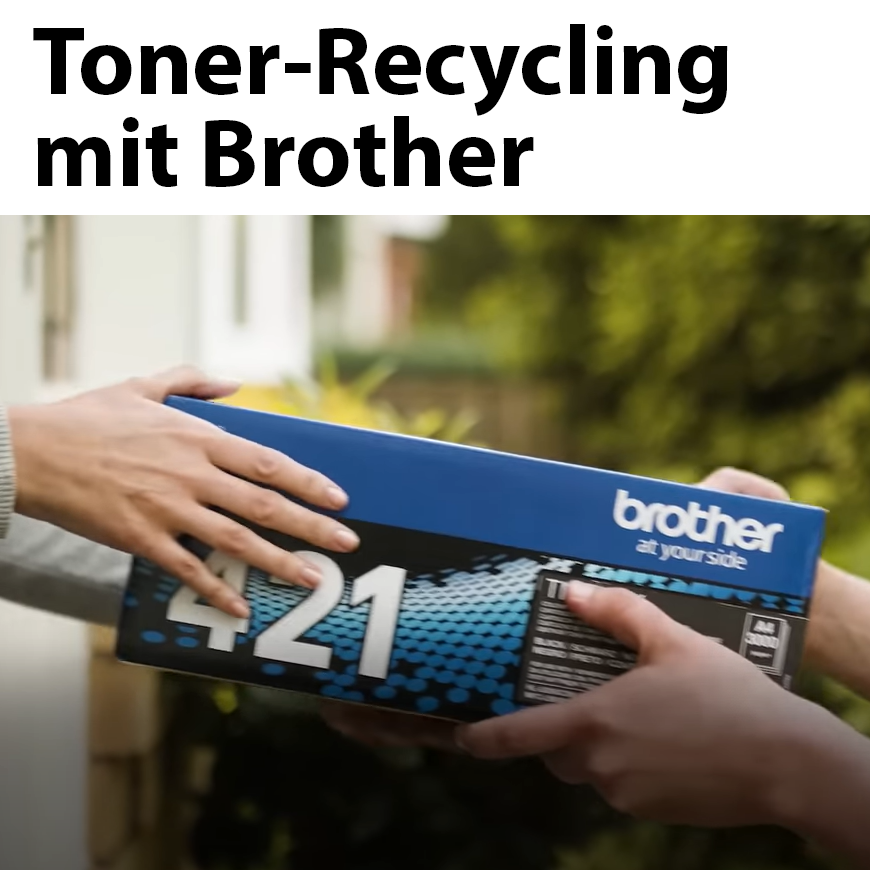Nachhaltigkeit Recycling Toner-Kartuschen bei Brother